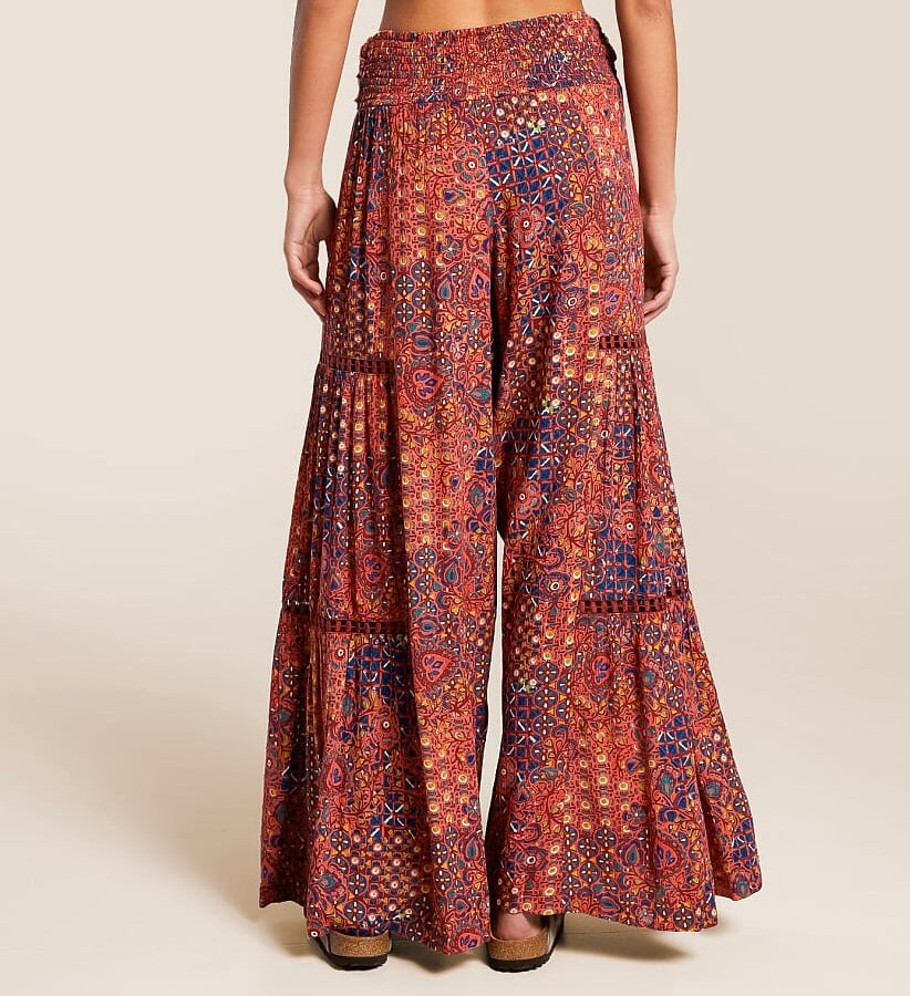 Angie Floral Wide Leg Pants