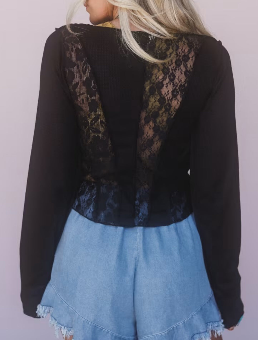 POL Lace Panel Top