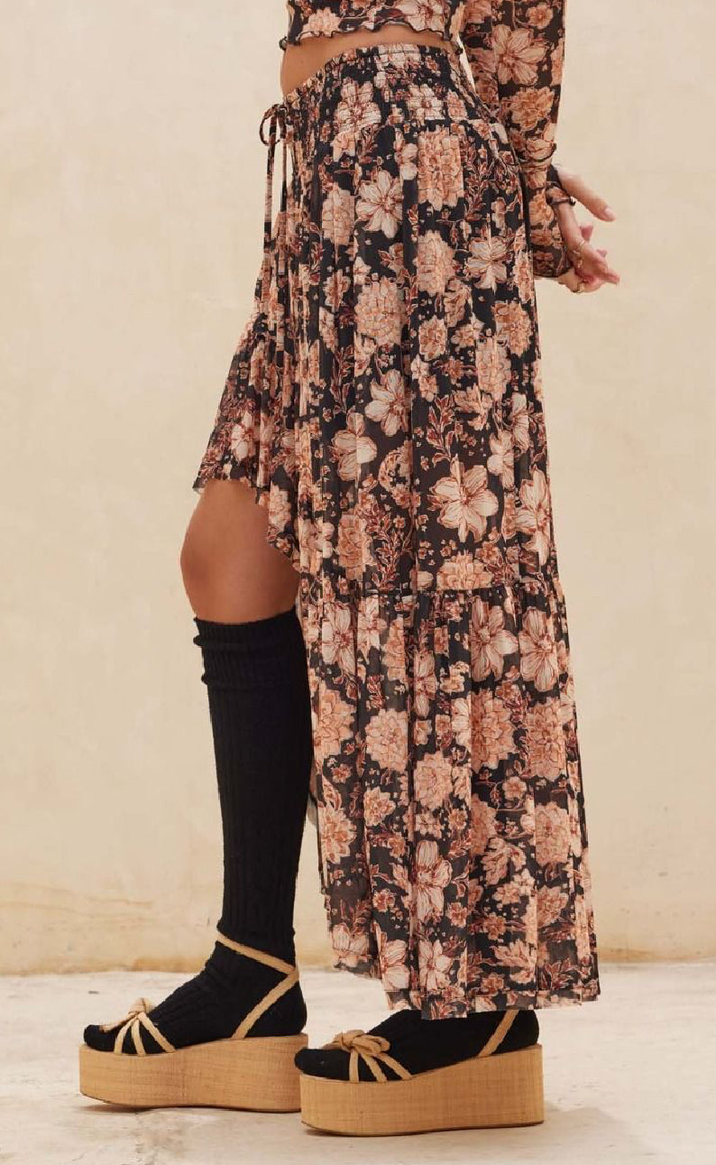 Promesa Flora Asymmetrical Skirt
