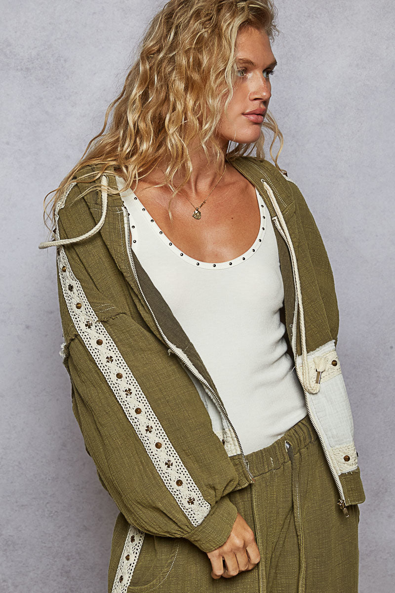 POL Stud Hoodie