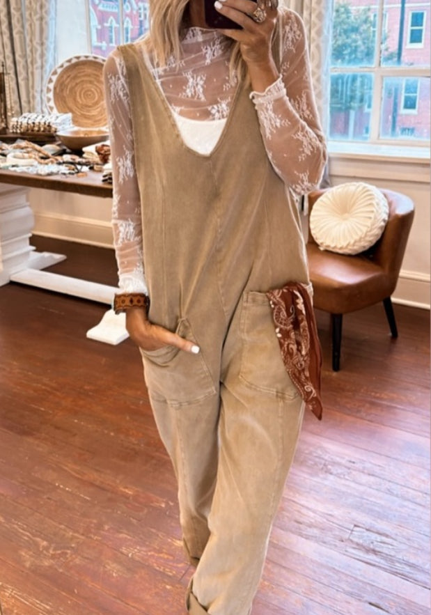 Adjustable Strap Jumpsuit