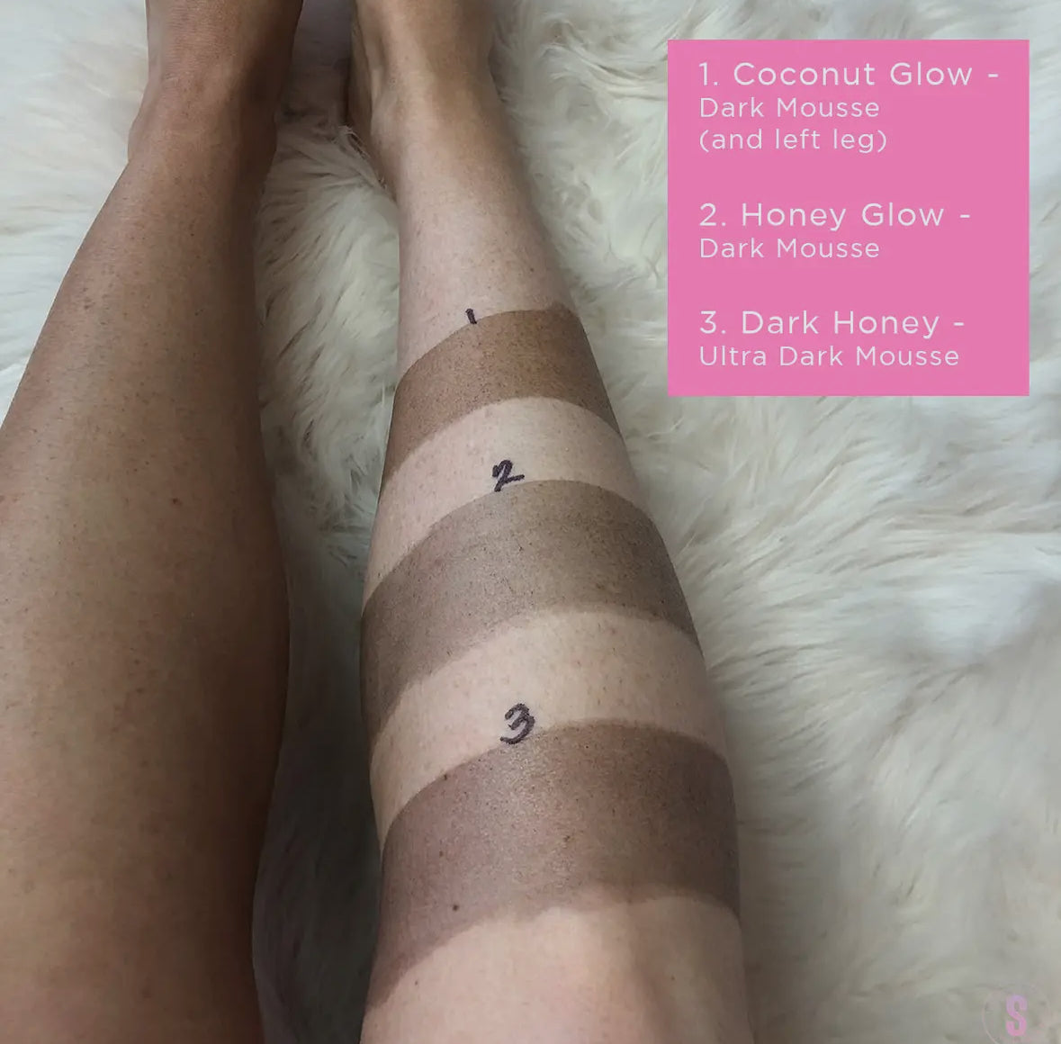 Sugar Glow Tan Dark Honey Tanning Mousse