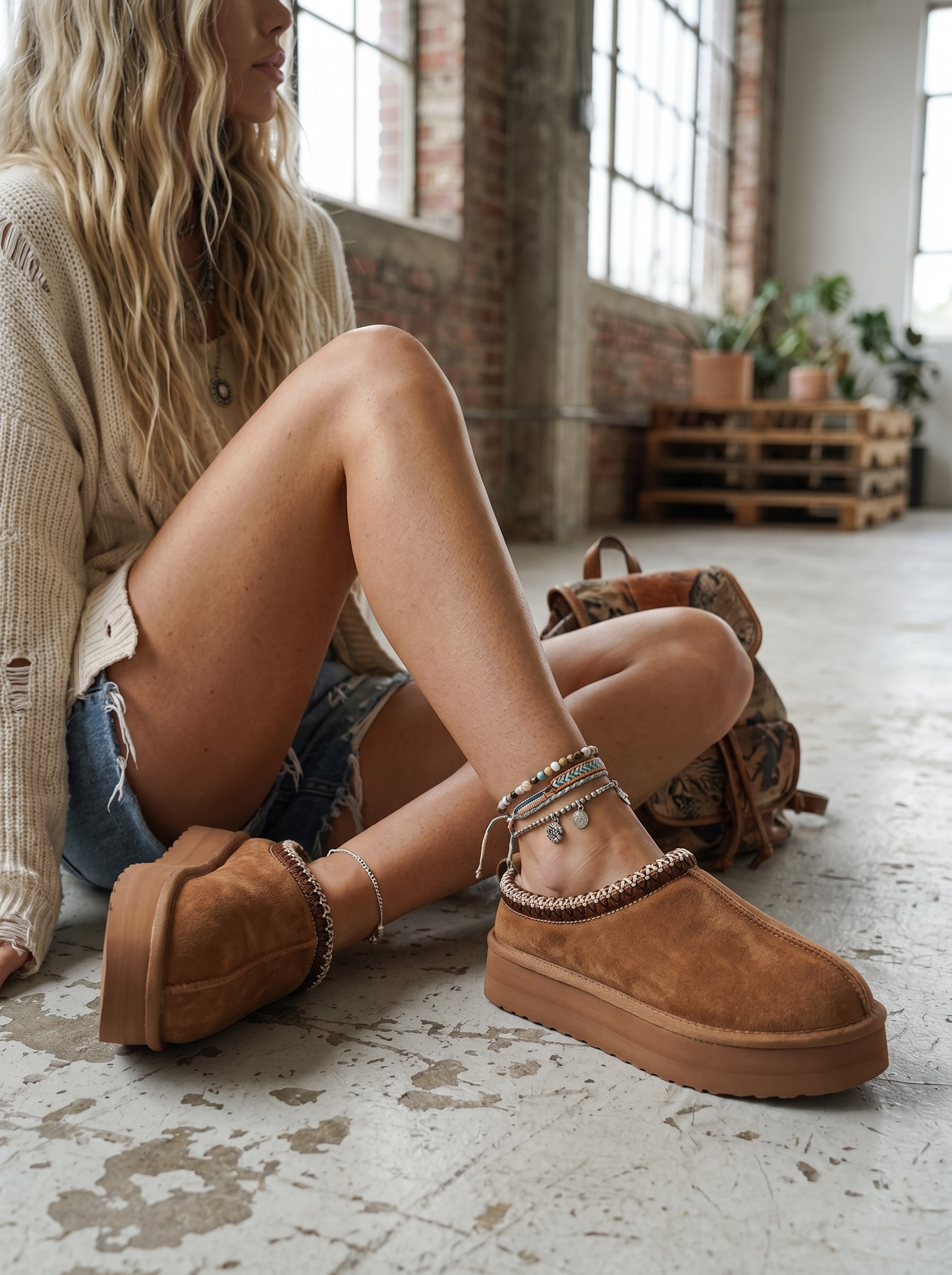 Very G Charlie Platform Slippers