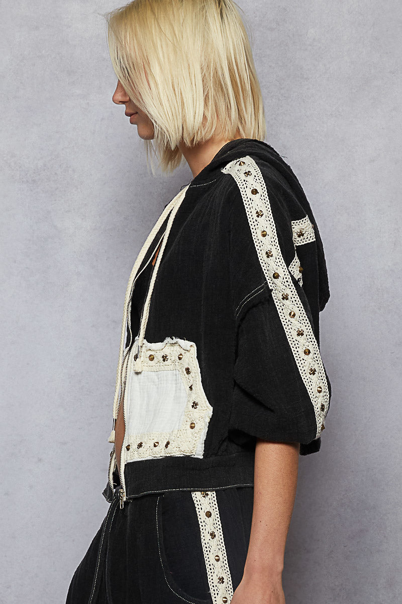 POL Stud Hoodie
