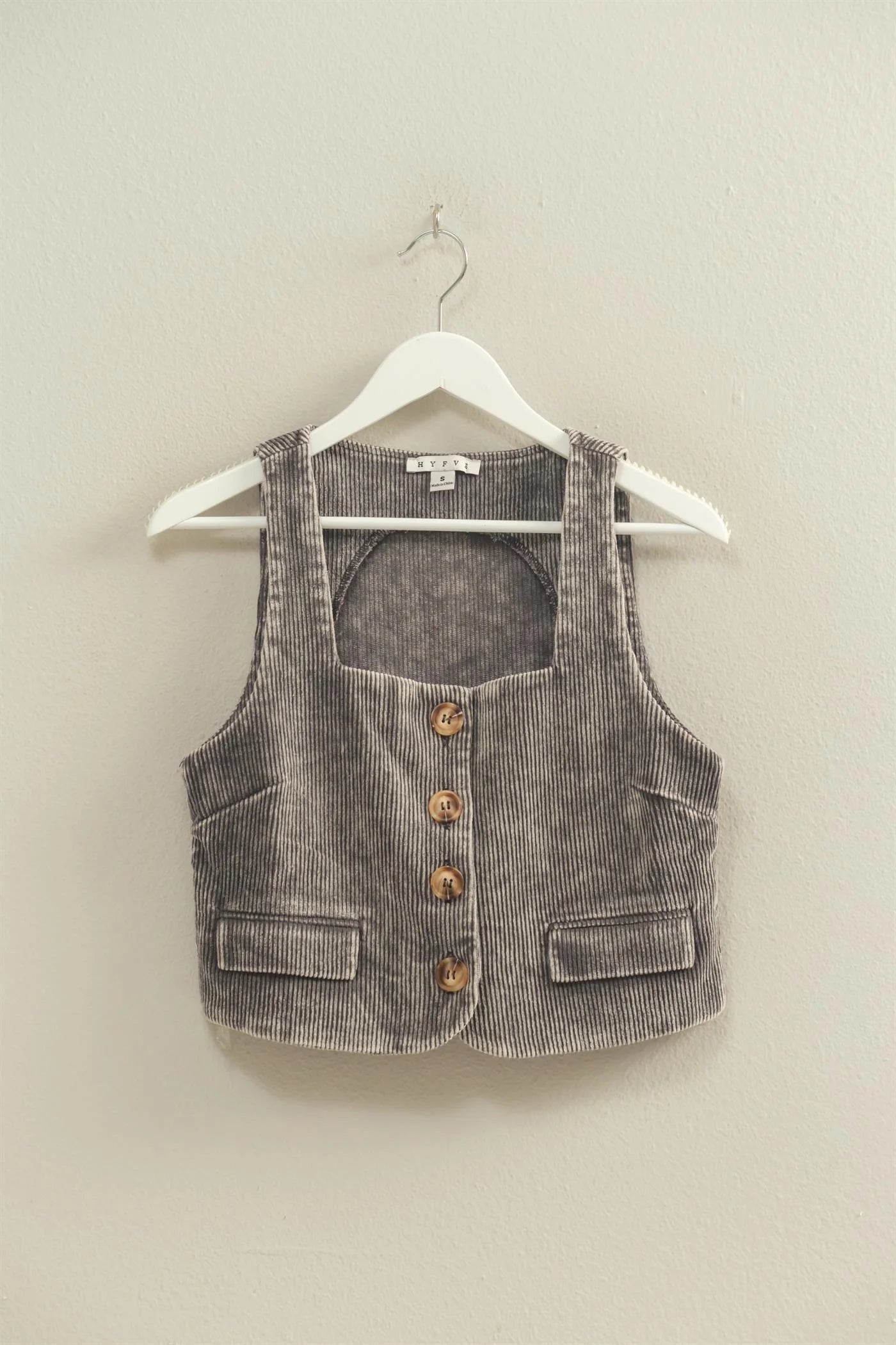Corduroy Vest