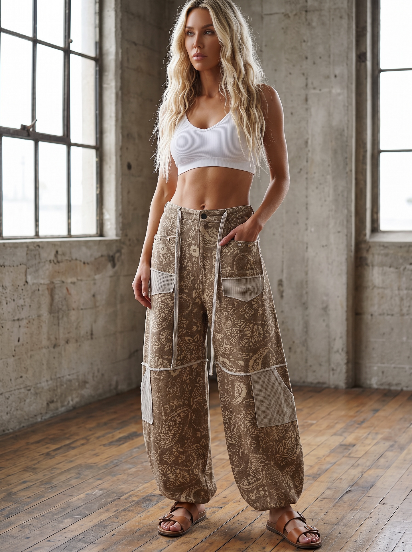 PREORDER - POL Bandana Print Jogger