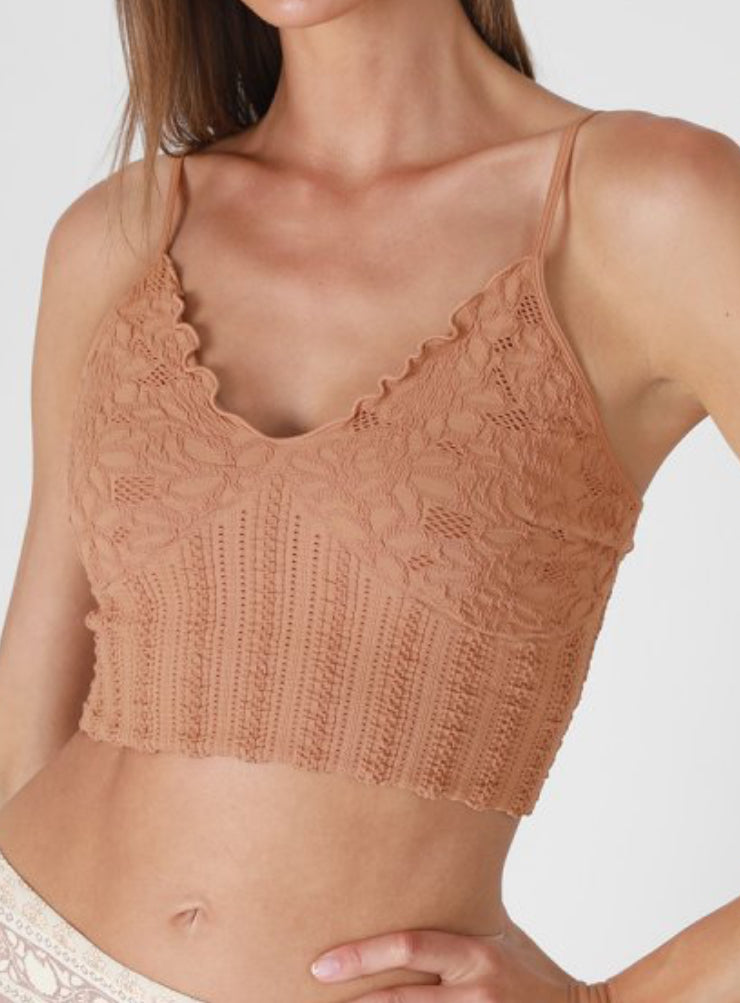 Nikibiki Lace Textured Bralette