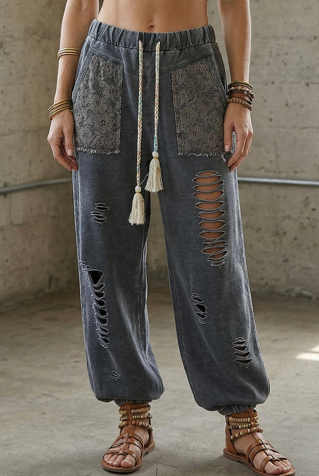 POL Distressed Joggers