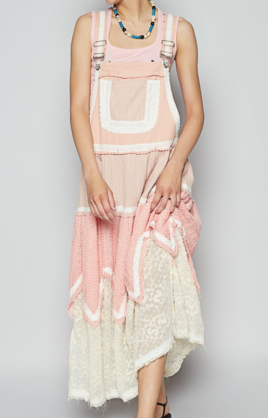 POL Lace Overall Dress