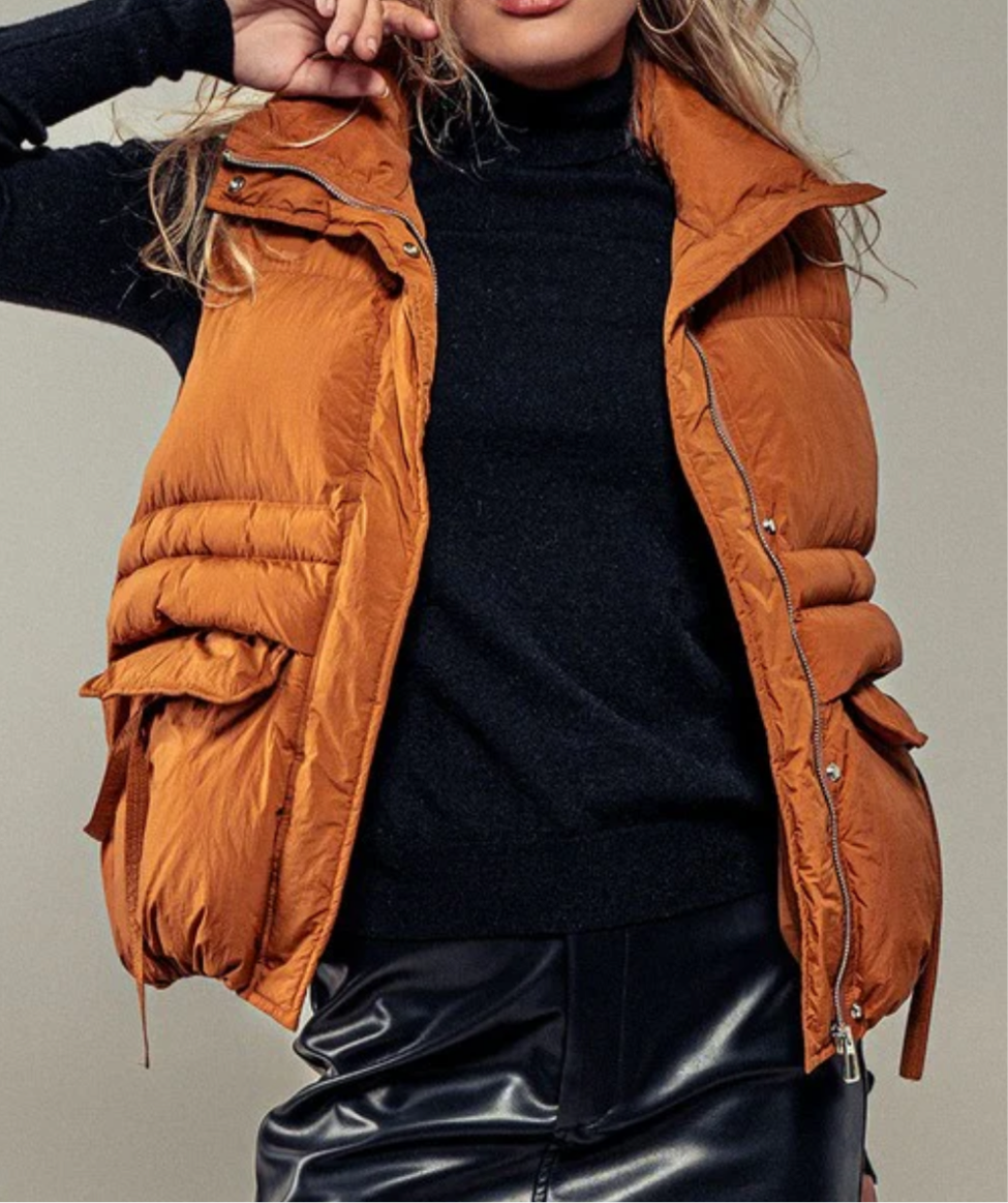 Cargo Puffer Vest