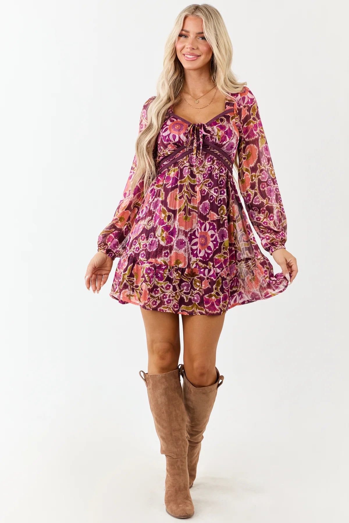 Very J Floral Dress