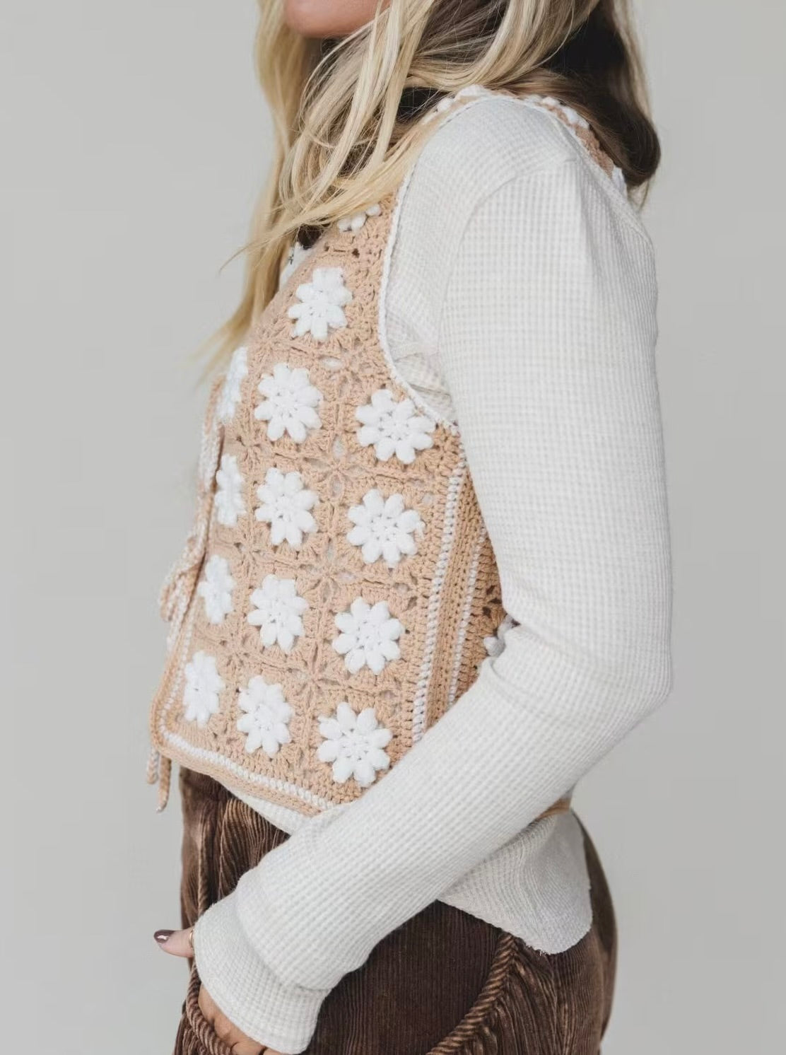 Very J Waffle Knit Top