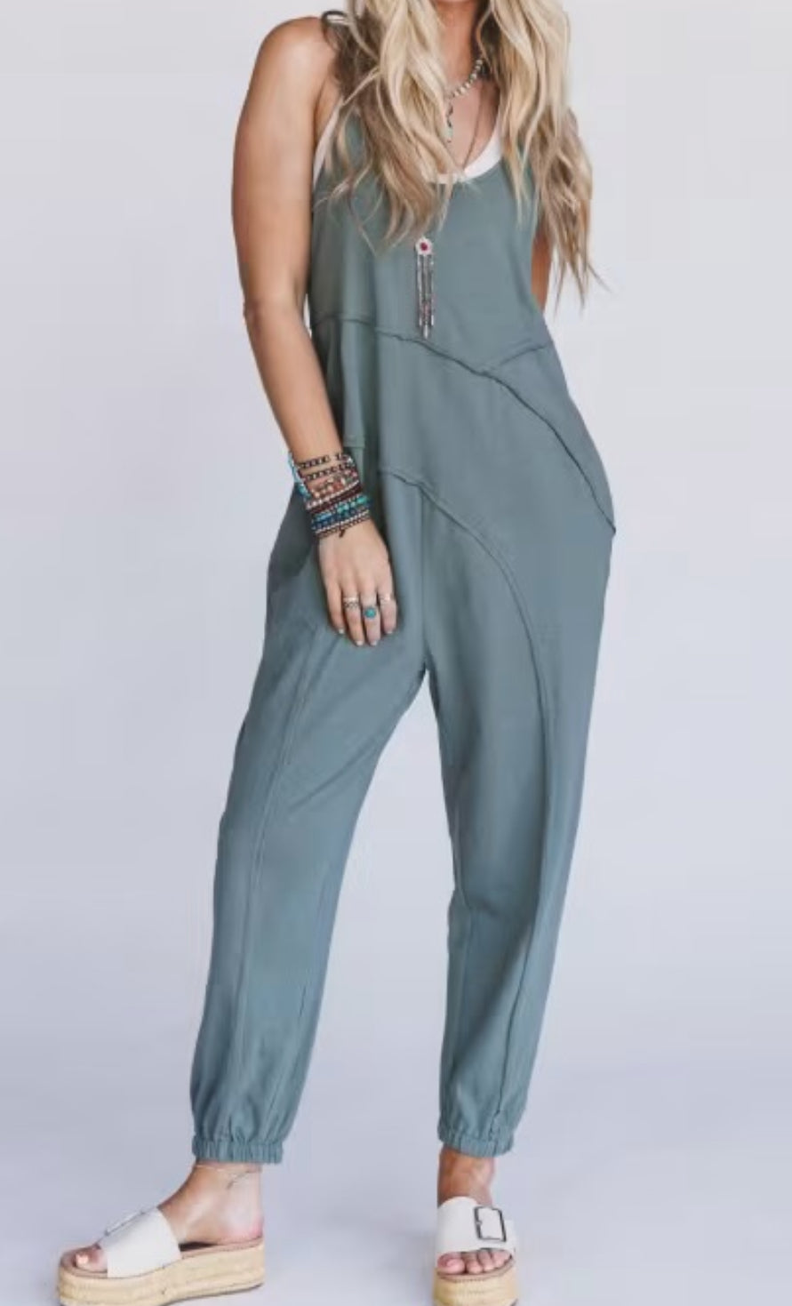 Very J Harem Jumpsuit