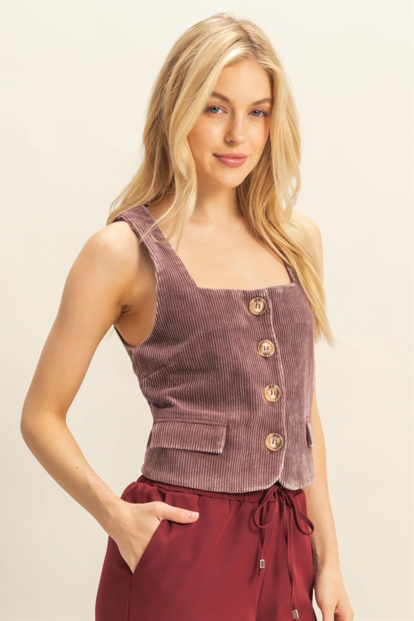 Corduroy Vest