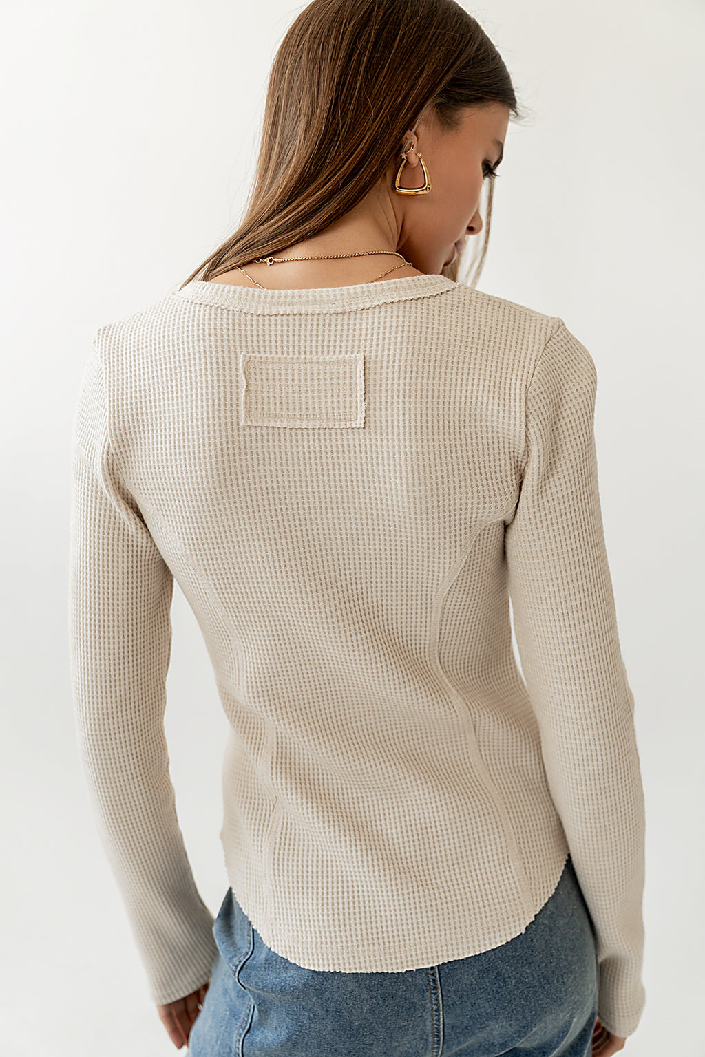 Very J Waffle Knit Top