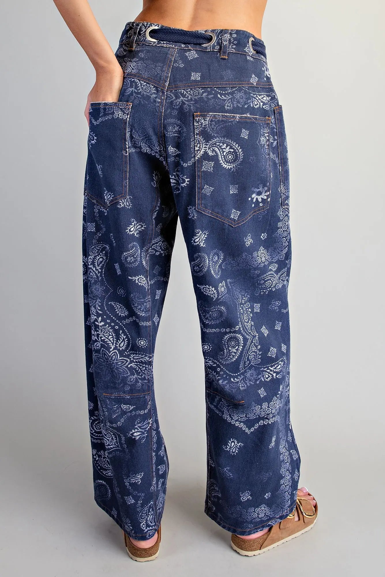 Eesome Bandana Barrel Pants