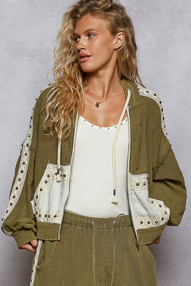 POL Stud Hoodie