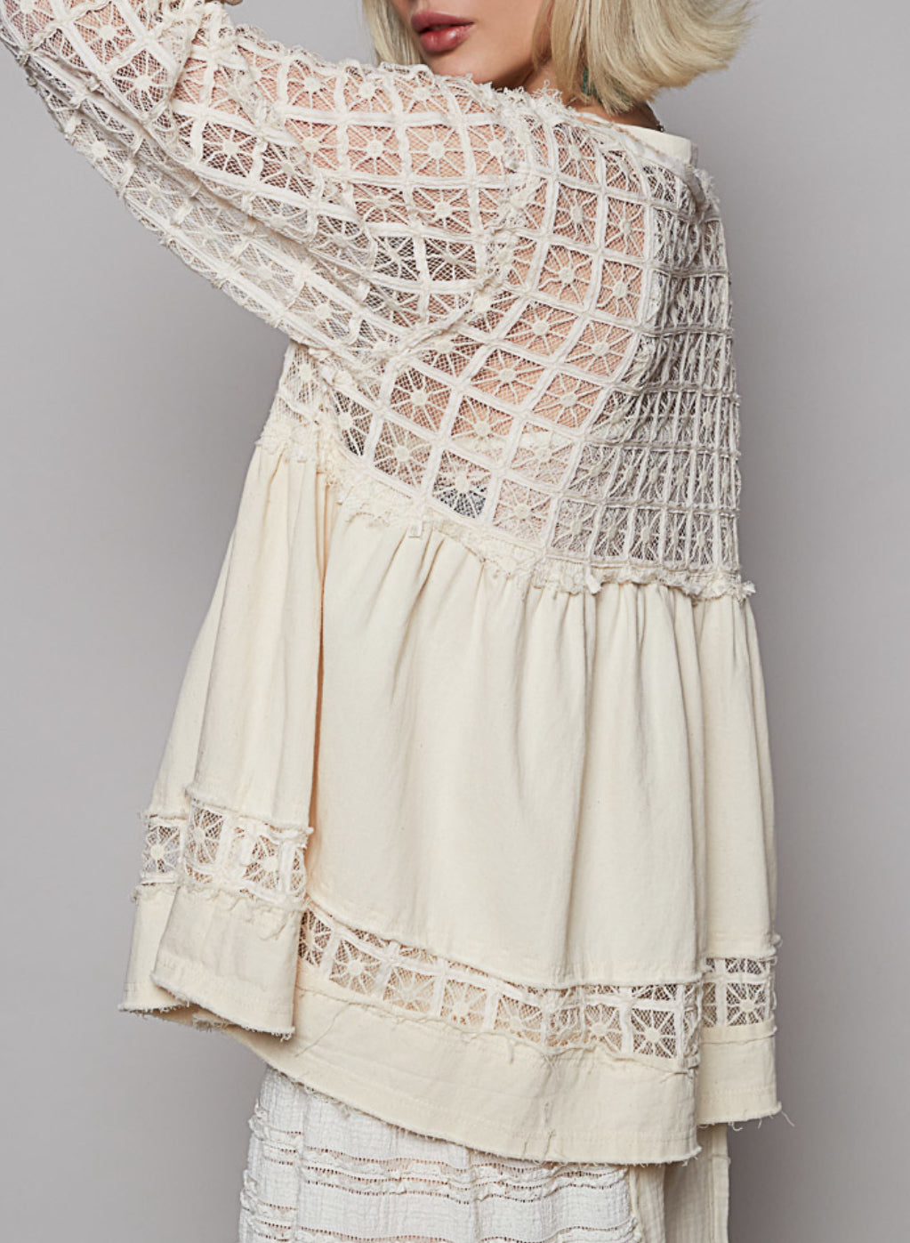 POL Crochet Shacket