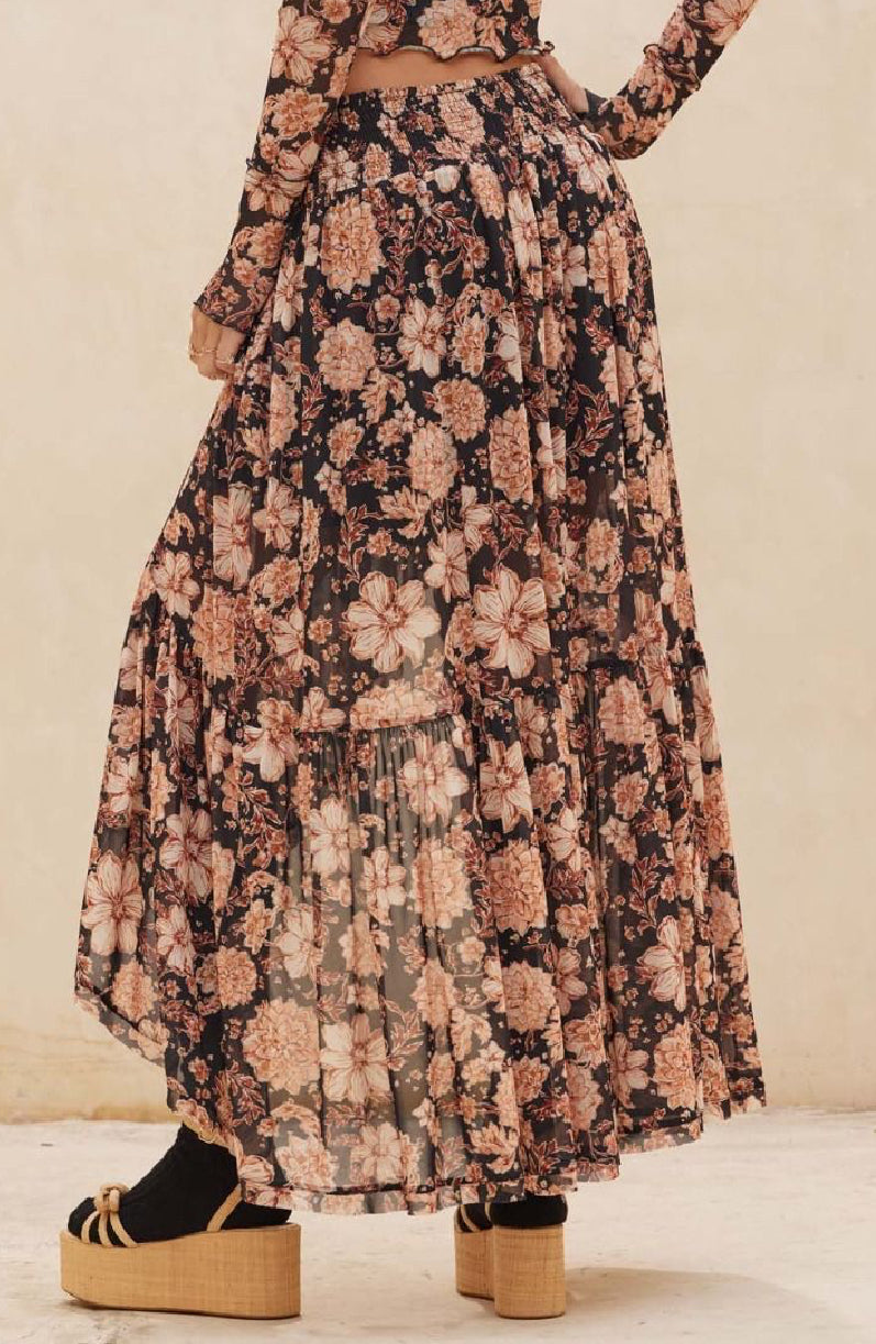 Promesa Flora Asymmetrical Skirt