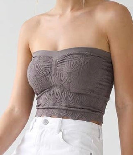 Nikibiki Lace Textured Tube Top