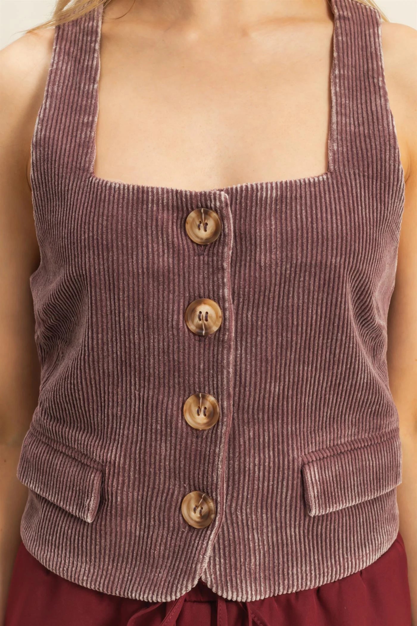 Corduroy Vest