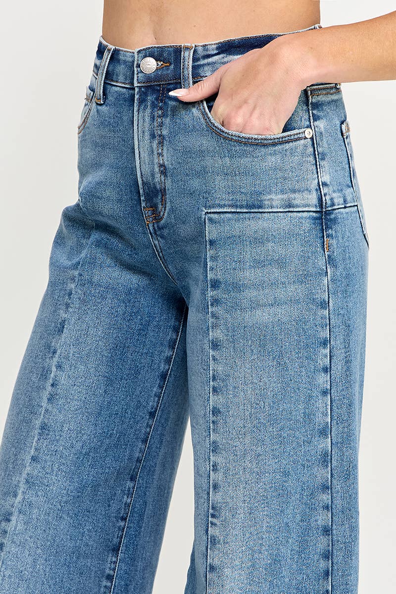 TUMMY CONTROL MID RISE WIDE LEG