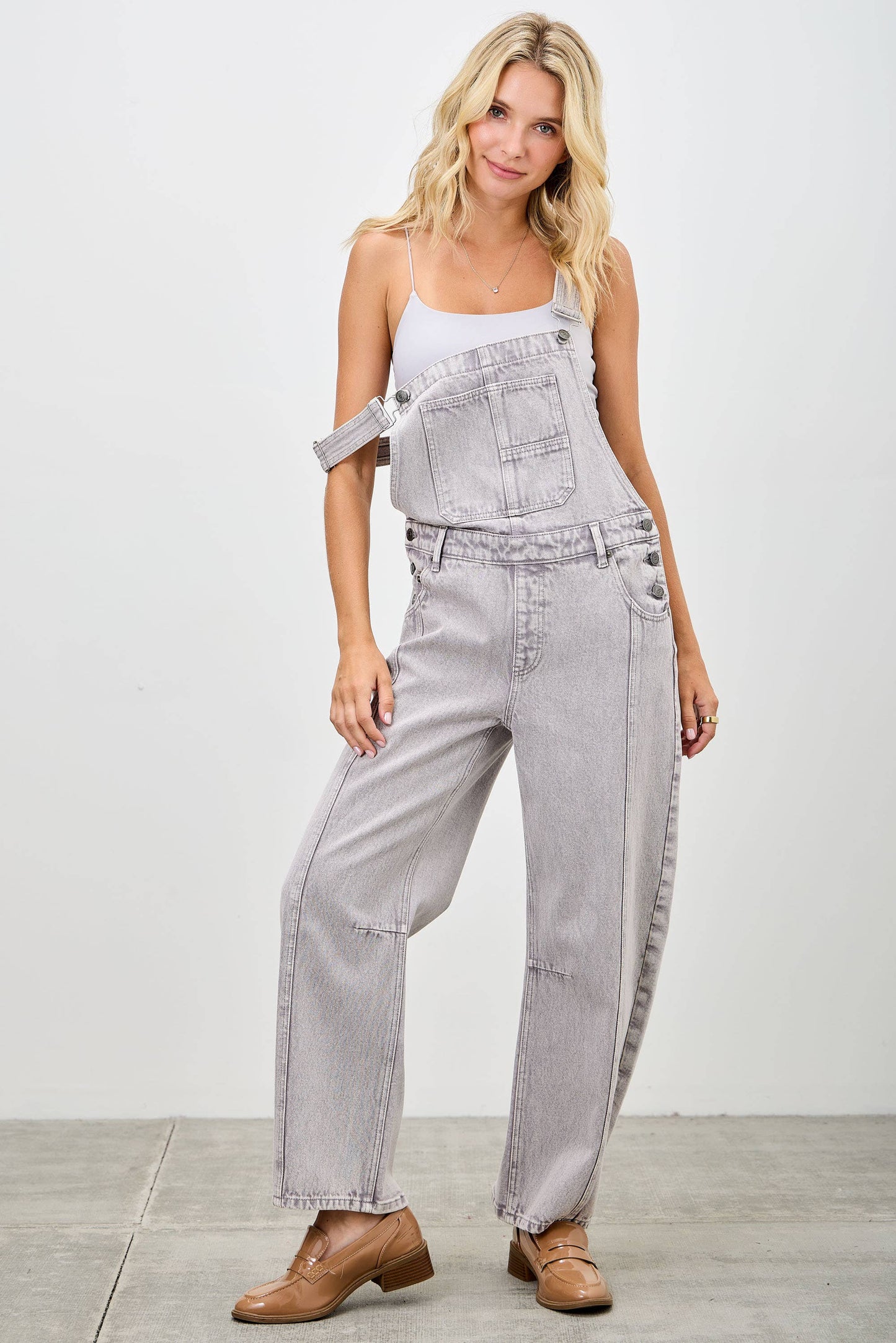 PREORDER - Saige Barrel Overalls