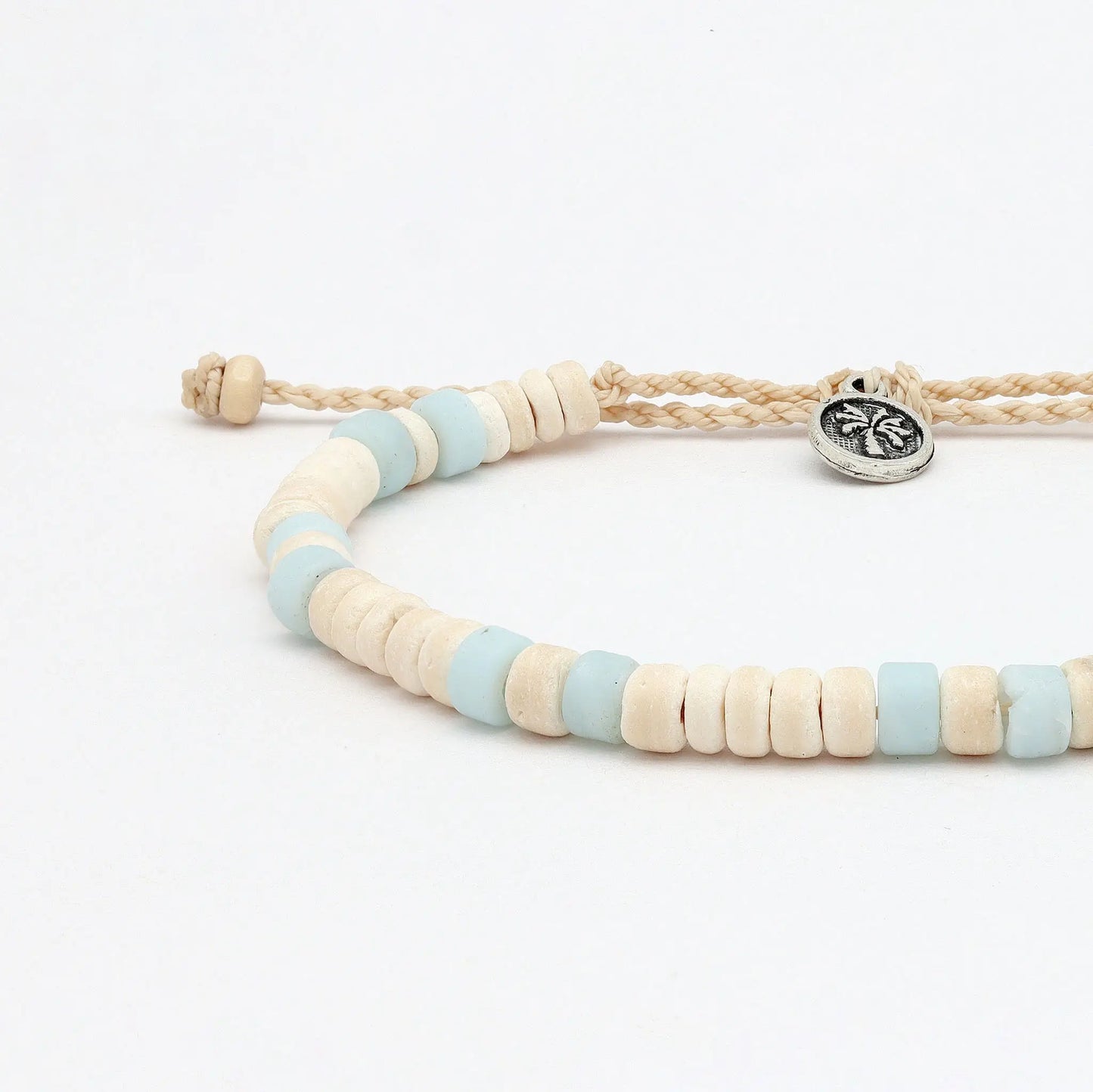 Samosir Natural Beaded Surf Bracelet
