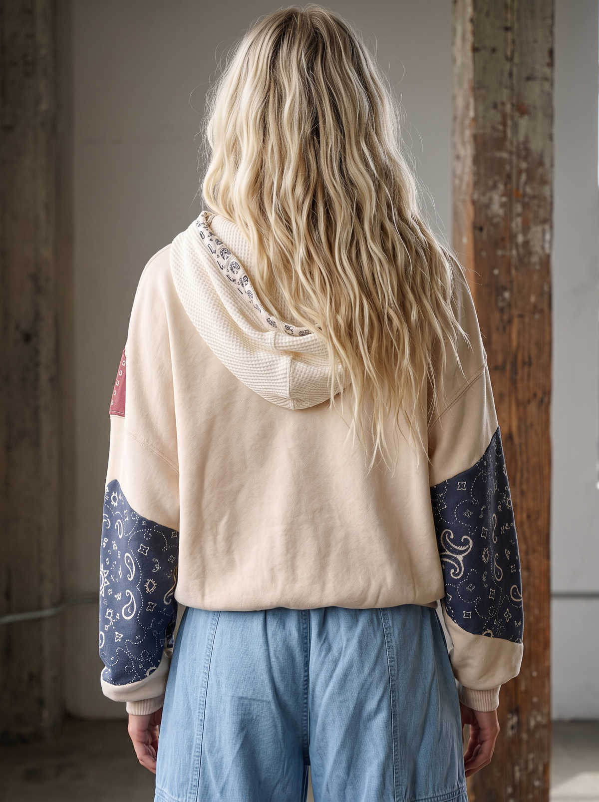 PREORDER - Paisley Patchwork Mixed Media Jacket