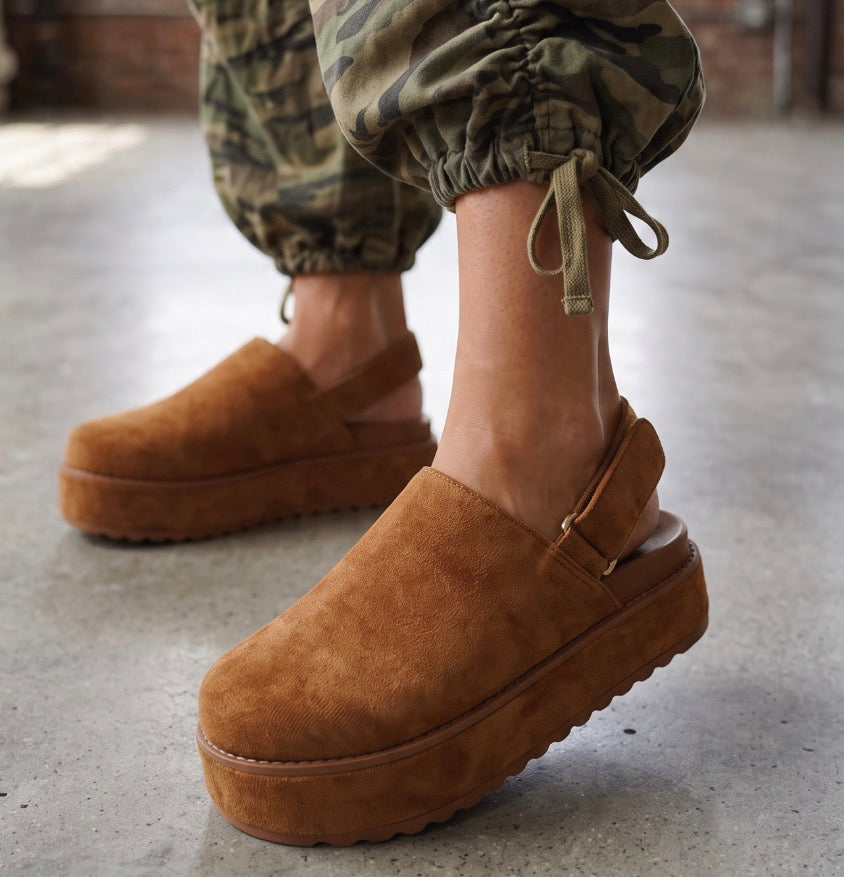 Vegan Suede Clogs