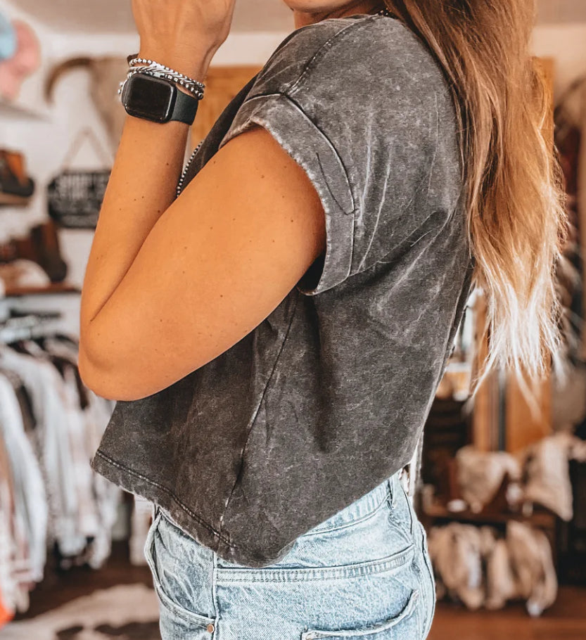 Acid Washed Tee