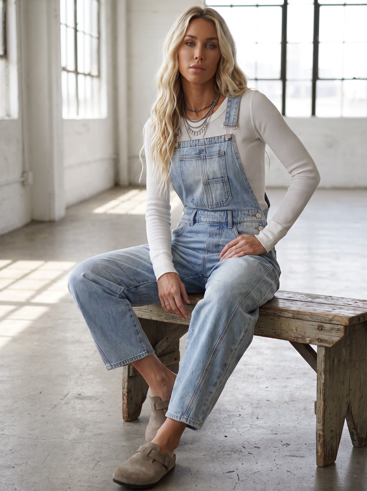 Bluivy Barrel Overalls