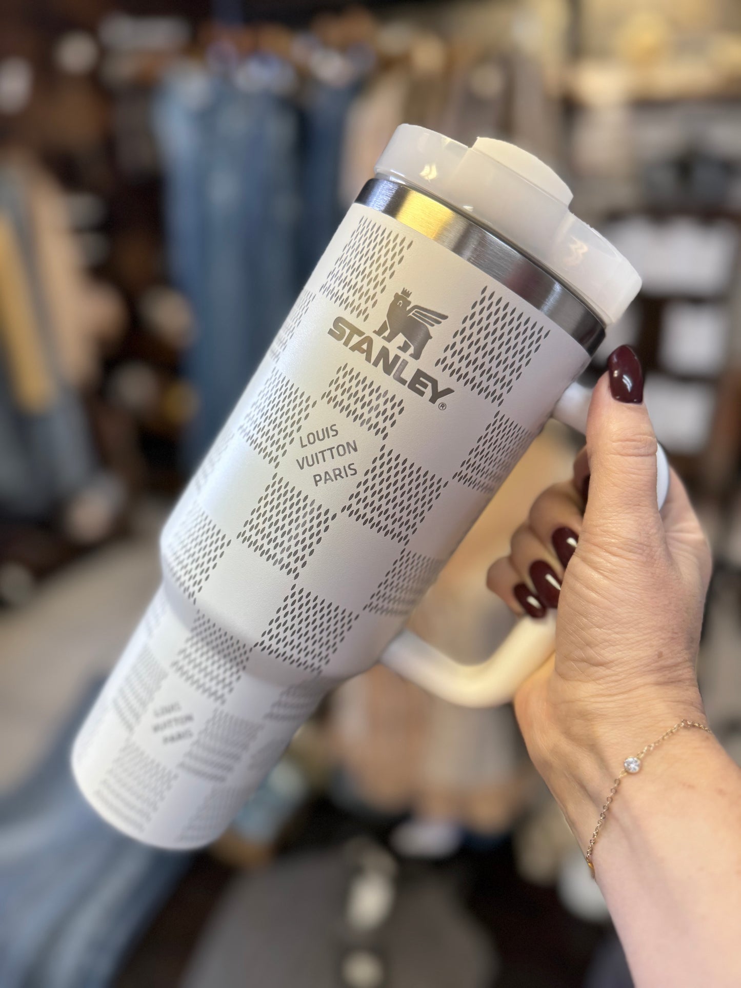 LV Dupe Stanley Tumbler