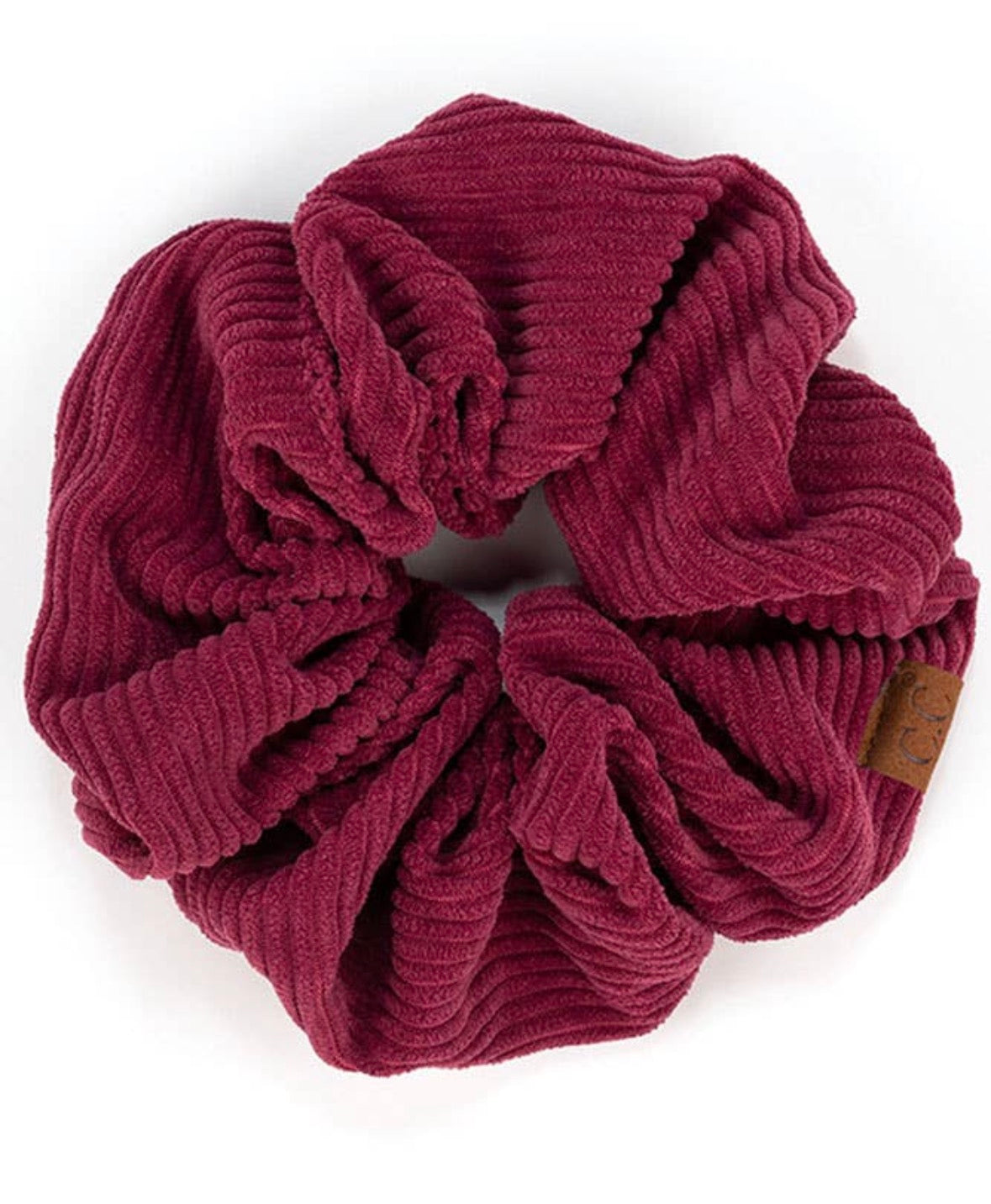 C.C Corduroy Solid Color Soft Scrunchies