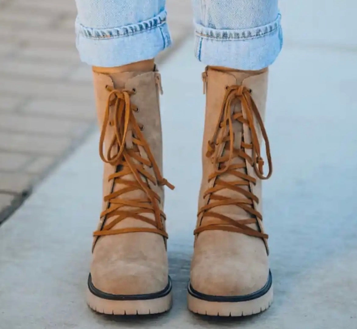 Oasis Society Lace Up Boots
