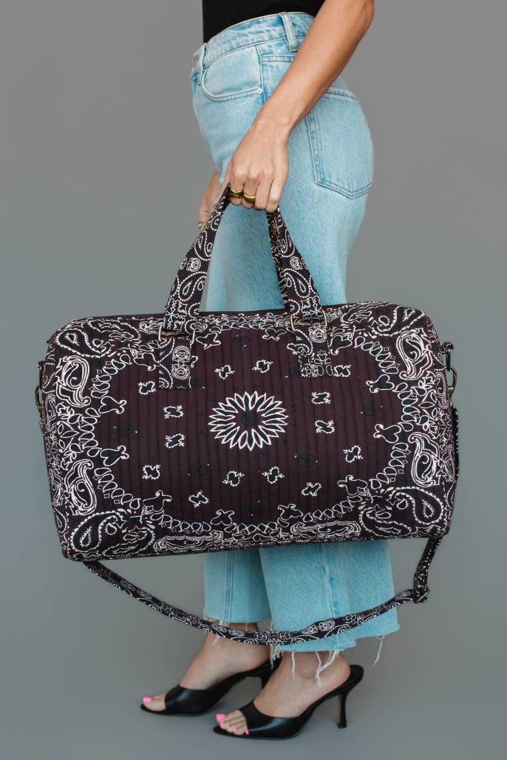 Brown Bandana Duffel