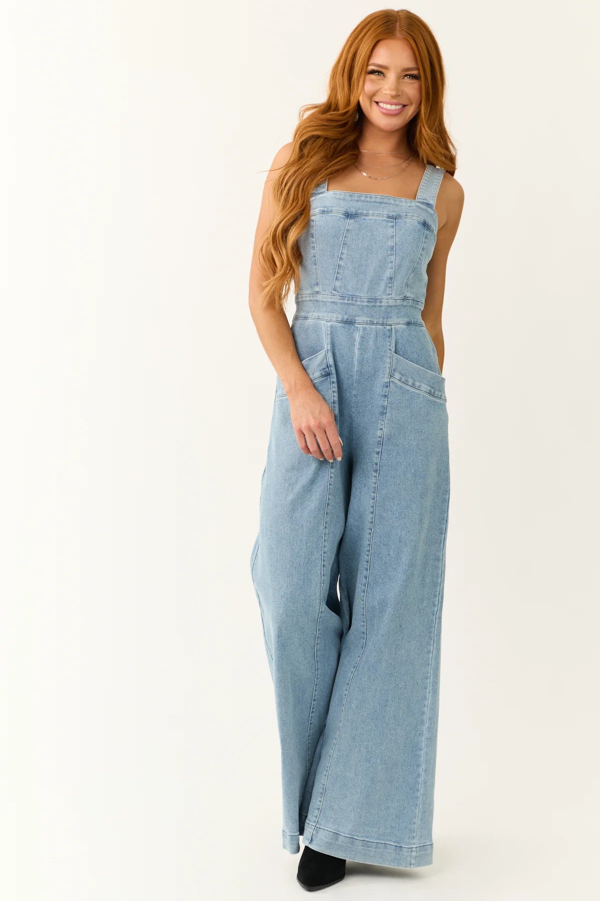 So Me Denim Jumpsuit