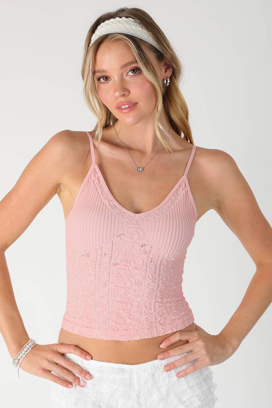 NS8488 - Textured Lace Cami