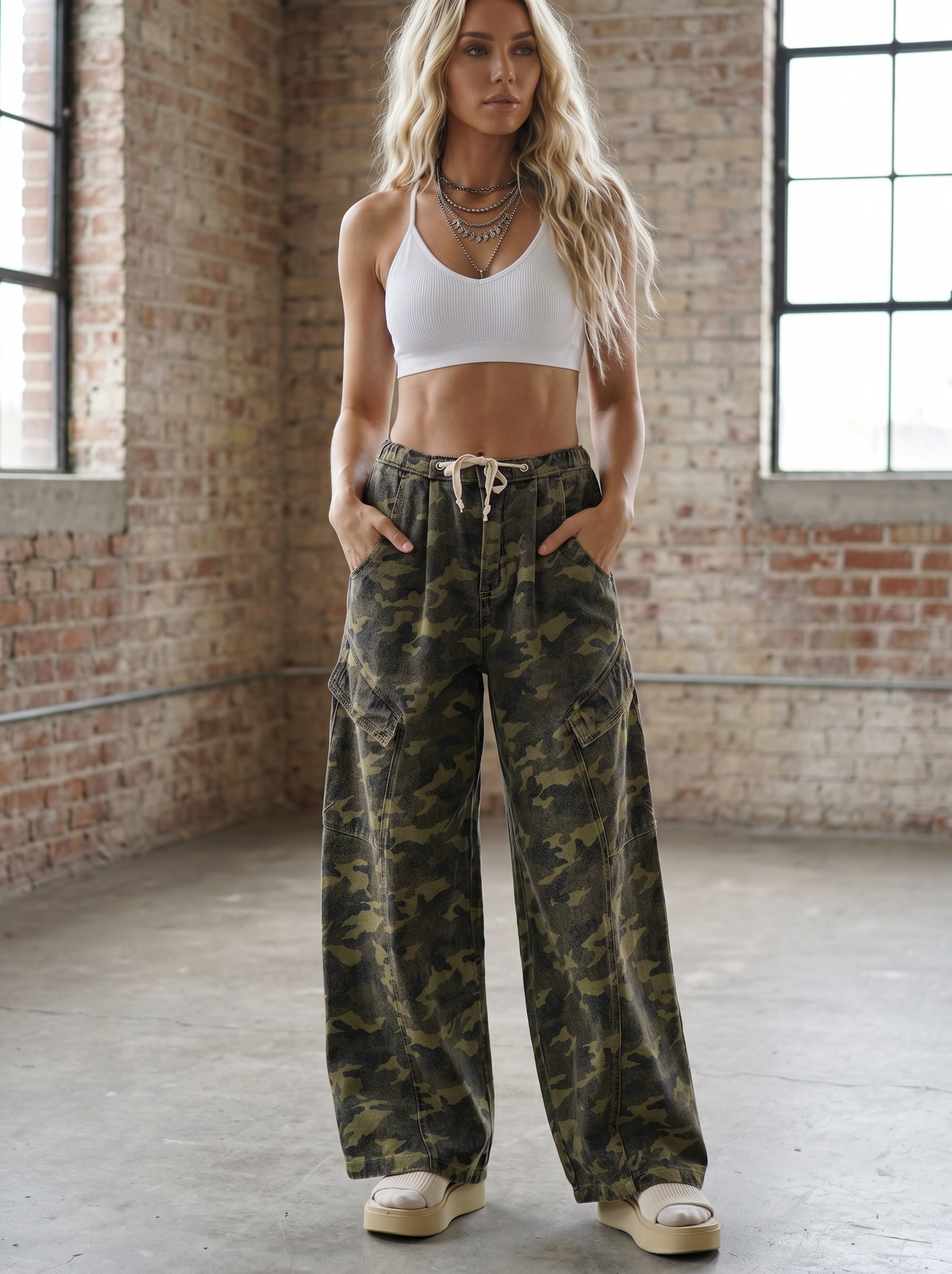 Bibi Camo Pants