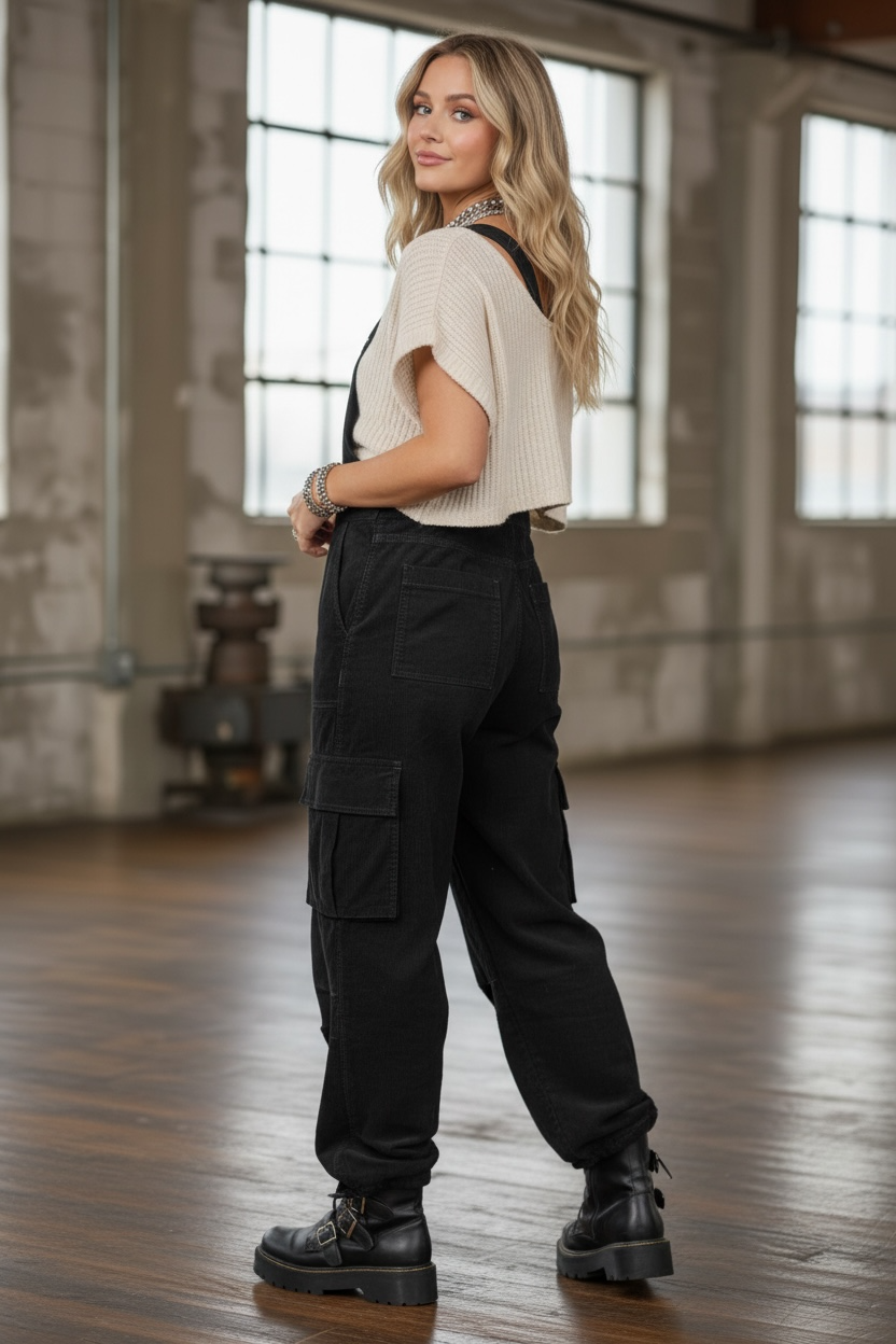 Corduroy Cargo Overalls