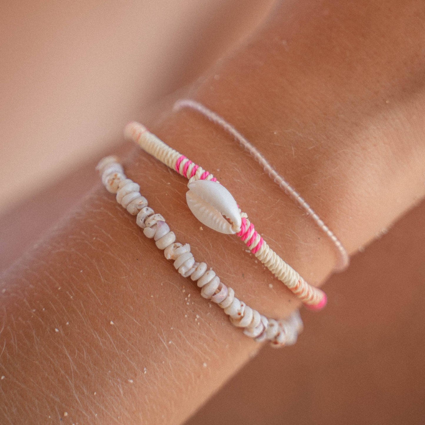 Koa Bay Bracelet Set, Adjustable Bracelet Trio Set