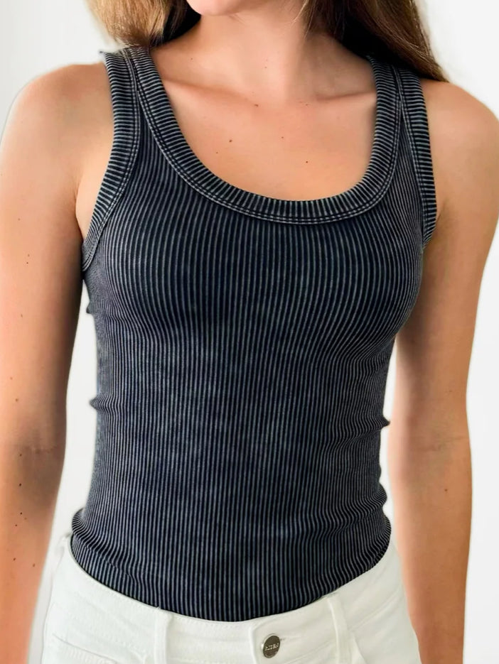 Ribbed 2 Way Tank