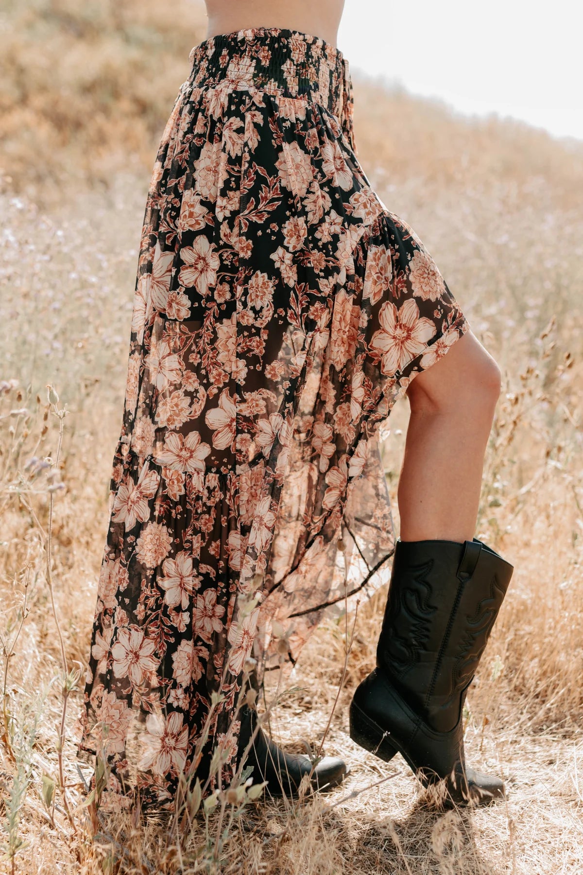 Promesa Flora Asymmetrical Skirt