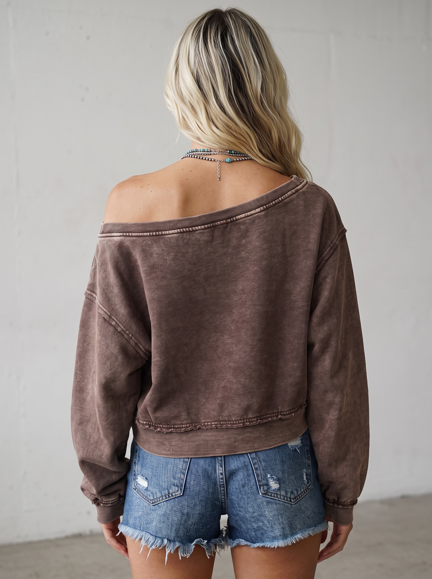 Off The Shoulder Sweatshirt