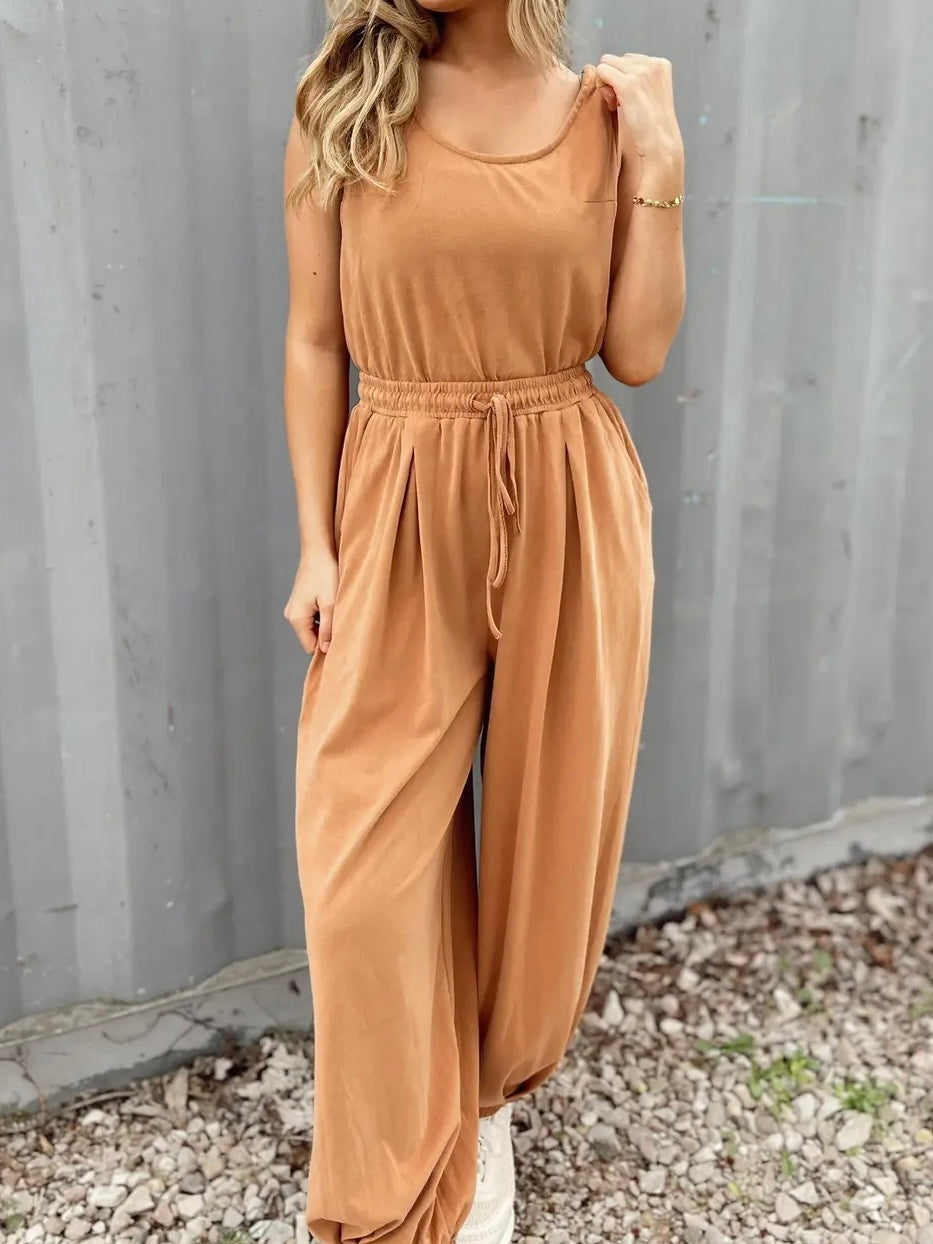 Listicle Jogger Style Jumpsuit