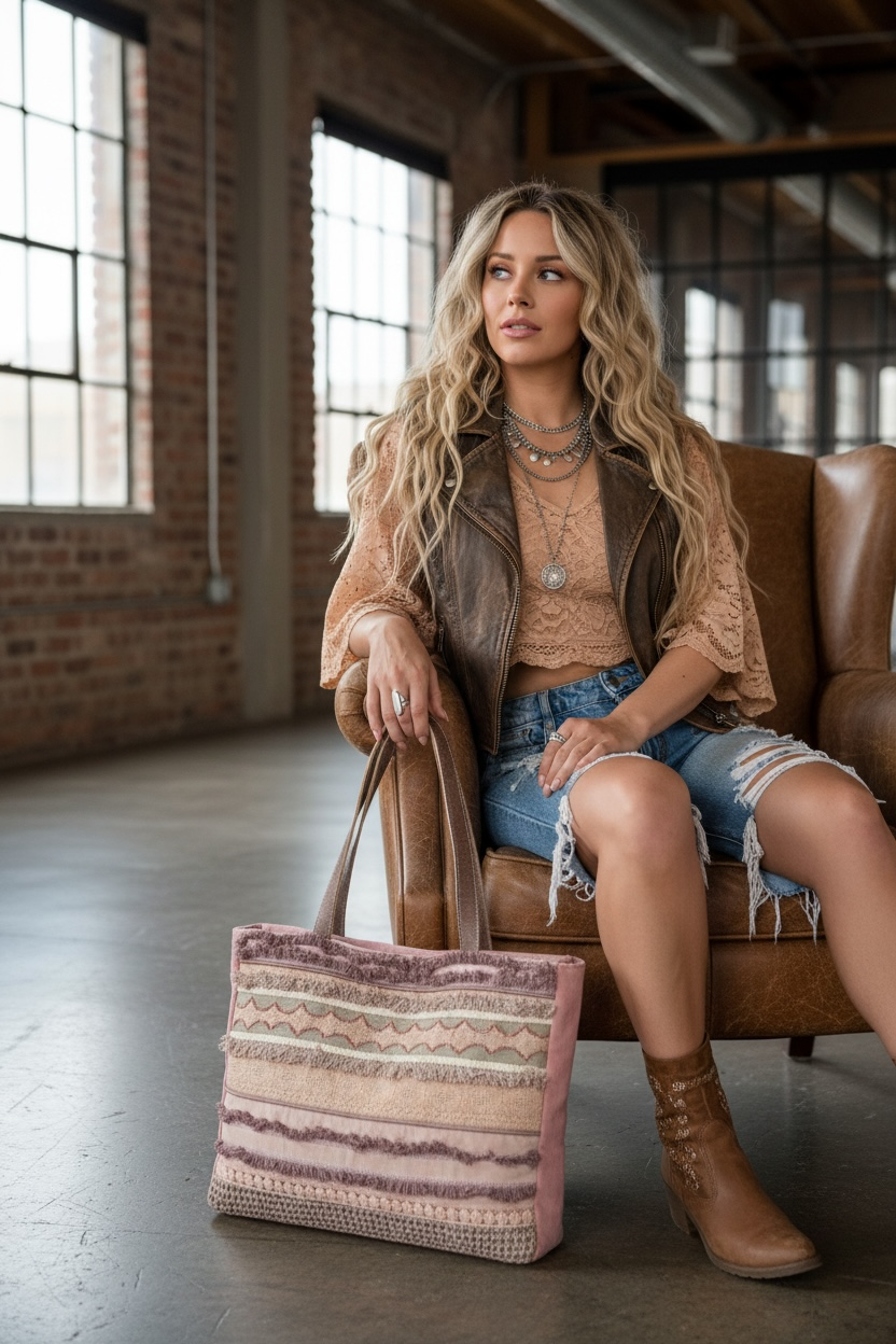 Myra Boho Large Tote