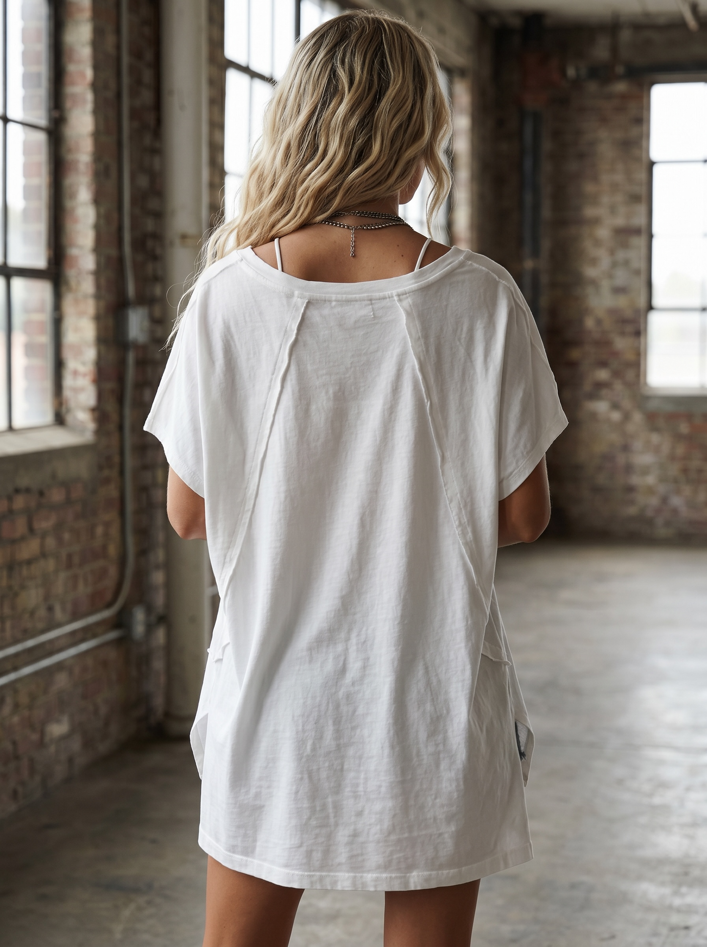 Oversized V-Neck Tee