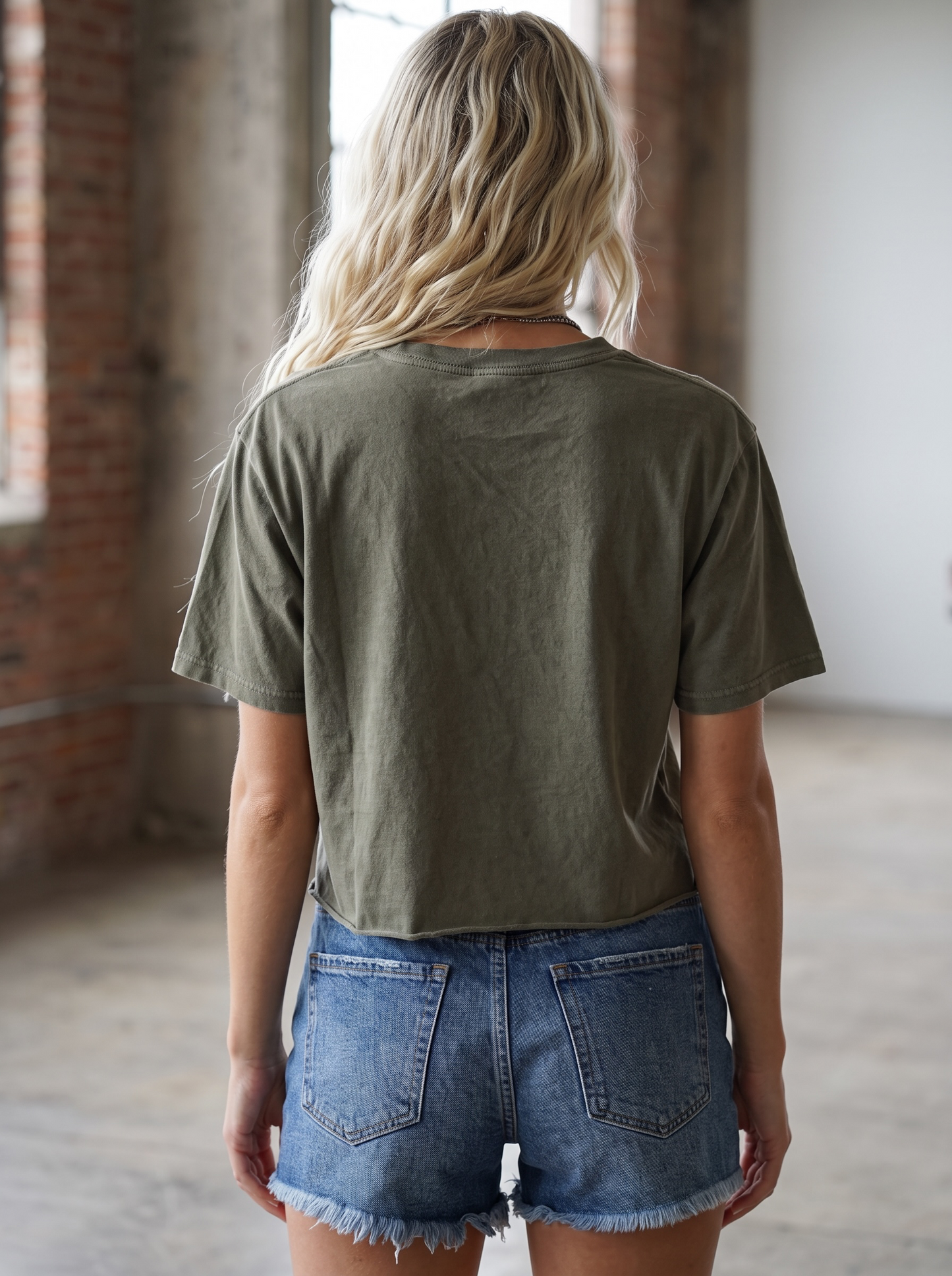 Free Bird Graphic Crop Tee