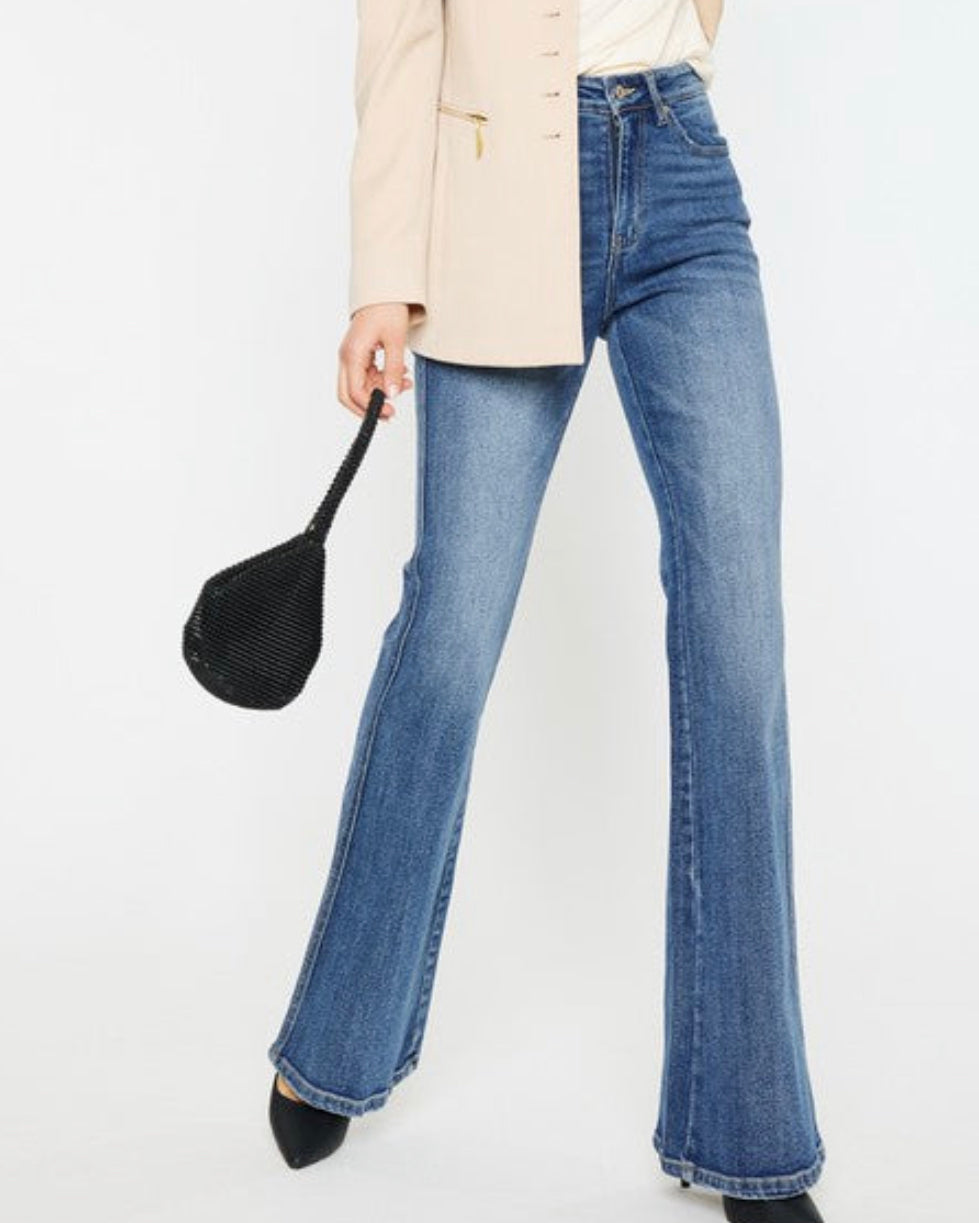 High Rise Flare Jeans - KC7340M