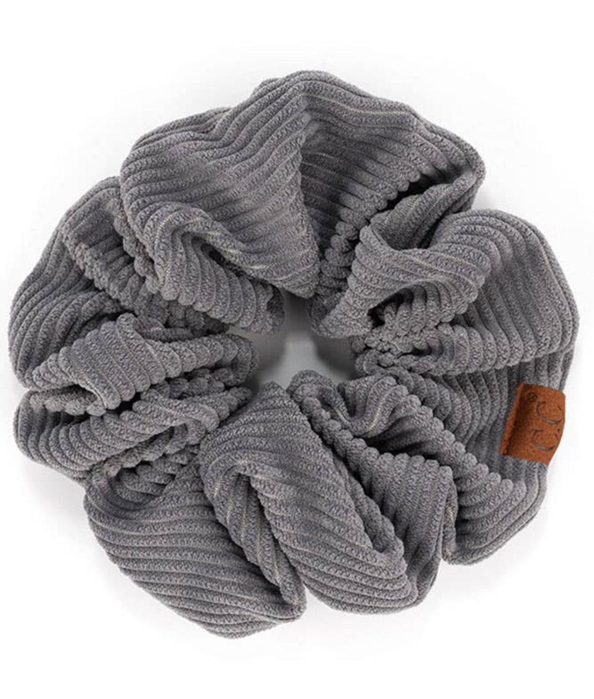 C.C Corduroy Solid Color Soft Scrunchies
